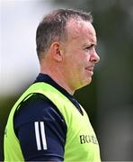 13 July 2024; Armagh manager Fergal Duffy during the LGFA All-Ireland U16 B Championship final match between Armagh and Waterford at Kinnegad GAA in Westmeath. Photo by Ben McShane/Sportsfile