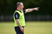 13 July 2024; Armagh manager Fergal Duffy during the LGFA All-Ireland U16 B Championship final match between Armagh and Waterford at Kinnegad GAA in Westmeath. Photo by Ben McShane/Sportsfile