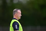 13 July 2024; Armagh manager Fergal Duffy during the LGFA All-Ireland U16 B Championship final match between Armagh and Waterford at Kinnegad GAA in Westmeath. Photo by Ben McShane/Sportsfile