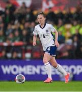 12 July 2024; Keira Walsh of England during the 2025 UEFA Women's European Championship qualifying group A match between England and Republic of Ireland at Carrow Road in Norwich, England. Photo by Stephen McCarthy/Sportsfile