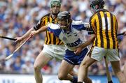 8 August 2004; James Murray, Waterford, in action against John Hoyne, (11), and Henry Shefflin, Kilkenny. Guinness All-Ireland Senior Hurling Championship Semi-Final, Waterford v Kilkenny, Croke Park, Dublin. Picture credit; Damien Eagers / SPORTSFILE