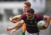 14 July 2024; Damien Comer of Galway in action against Ciaran Moore of Donegal during the GAA Football All-Ireland Senior Championship semi-final match between Donegal and Galway at Croke Park in Dublin. Photo by Seb Daly/Sportsfile