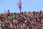 14 July 2024; Galway supporters, on Hill 16, before the GAA Football All-Ireland Senior Championship semi-final match between Donegal and Galway at Croke Park in Dublin. Photo by Ray McManus/Sportsfile
