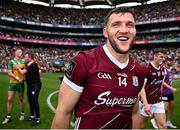 14 July 2024; Damien Comer of Galway after his side's victory in the GAA Football All-Ireland Senior Championship semi-final match between Donegal and Galway at Croke Park in Dublin. Photo by Seb Daly/Sportsfile