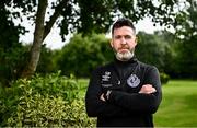 15 July 2024; Manager Stephen Bradley during a Shamrock Rovers media conference at Roadstone Group Sports Club in Dublin. Photo by Piaras Ó Mídheach/Sportsfile