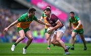 14 July 2024; Shane Walsh of Galway in action against Eoghan Bán Gallagher of Donegal during the GAA Football All-Ireland Senior Championship semi-final match between Donegal and Galway at Croke Park in Dublin. Photo by Seb Daly/Sportsfile