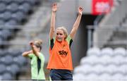 15 July 2024; Jessie Stapleton during a Republic of Ireland women's training session at Páirc Uí Chaoimh in Cork. Photo by Stephen McCarthy/Sportsfile