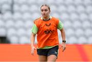 15 July 2024; Izzy Atkinson during a Republic of Ireland women's training session at Páirc Uí Chaoimh in Cork. Photo by Stephen McCarthy/Sportsfile