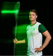 16 July 2024; Noel Hendrick during the Team Ireland Paris 2024 team announcement for Canoeing at The Crowne Plaza Hotel in Blanchardstown, Dublin. Photo by Sam Barnes/Sportsfile