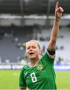16 July 2024; Ruesha Littlejohn of Republic of Ireland after the 2025 UEFA Women's European Championship qualifying group A match between Republic of Ireland and France at Páirc Uí Chaoimh in Cork. Photo by Stephen McCarthy/Sportsfile