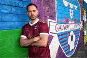 17 July 2024; Galway United new signing Greg Cunningham stands for a portrait at Eamonn Deacy Park in Galway. Photo by Ray Ryan/Sportsfile