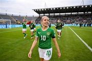 16 July 2024; Denise O'Sullivan of Republic of Ireland after the 2025 UEFA Women's European Championship qualifying group A match between Republic of Ireland and France at Páirc Uí Chaoimh in Cork. Photo by Stephen McCarthy/Sportsfile