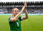 16 July 2024; Megan Connolly of Republic of Ireland after the 2025 UEFA Women's European Championship qualifying group A match between Republic of Ireland and France at Páirc Uí Chaoimh in Cork. Photo by Stephen McCarthy/Sportsfile