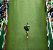 16 July 2024; Abbie Larkin of Republic of Ireland leaves the pitch after her side's victory in the 2025 UEFA Women's European Championship qualifying group A match between Republic of Ireland and France at Páirc Uí Chaoimh in Cork. Photo by Shauna Clinton/Sportsfile Photo by Shauna Clinton/Sportsfile