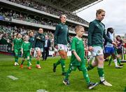 16 July 2024; Aoife Mannion of Republic of Ireland walks out for the 2025 UEFA Women's European Championship qualifying group A match between Republic of Ireland and France at Páirc Uí Chaoimh in Cork. Photo by Stephen McCarthy/Sportsfile