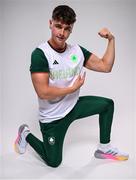 17 July 2024; Conor Ferguson during the Team Ireland Paris 2024 team announcement for Swimming at the Crowne Plaza Hotel in Blanchardstown, Dublin. Photo by David Fitzgerald/Sportsfile