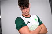 17 July 2024; Conor Ferguson during the Team Ireland Paris 2024 team announcement for Swimming at the Crowne Plaza Hotel in Blanchardstown, Dublin. Photo by David Fitzgerald/Sportsfile