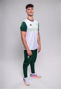 17 July 2024; Conor Ferguson during the Team Ireland Paris 2024 team announcement for Swimming at the Crowne Plaza Hotel in Blanchardstown, Dublin. Photo by David Fitzgerald/Sportsfile