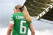16 July 2024; Megan Connolly of Republic of Ireland during the 2025 UEFA Women's European Championship qualifying group A match between Republic of Ireland and France at Páirc Uí Chaoimh in Cork. Photo by Stephen McCarthy/Sportsfile