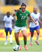 16 July 2024; Jess Ziu of Republic of Ireland during the 2025 UEFA Women's European Championship qualifying group A match between Republic of Ireland and France at Páirc Uí Chaoimh in Cork. Photo by Stephen McCarthy/Sportsfile