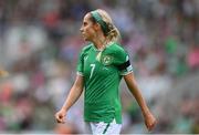 16 July 2024; Julie-Ann Russell of Republic of Ireland during the 2025 UEFA Women's European Championship qualifying group A match between Republic of Ireland and France at Páirc Uí Chaoimh in Cork. Photo by Stephen McCarthy/Sportsfile