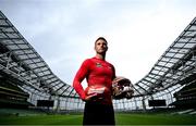 18 July 2024; Budweiser ambassador Eoin Cadogan at the Aviva Stadium in Dublin. Budweiser is the Official Beer Partner of the Aer Lingus College Football Classic this August 24th. To be in with a chance to win tickets to the game, fans can visit Budweiser.ie. Photo by David Fitzgerald/Sportsfile