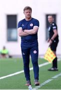 18 July 2024; Shelbourne manager Damien Duff during the UEFA Champions League First Qualifying Round Second Leg match between St Joseph's FC and Shelbourne at Europa Point Stadium in Gibraltar. Photo by Jorge Ropero Romero/Sportsfile