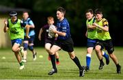 19 July 2024; Dylan Browne, age 13, from Celbridge, Kildare during a Bank of Ireland Leinster Rugby School of Excellence training session at The King's Hospital School in Dublin. Photo by David Fitzgerald/Sportsfile