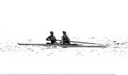 21 October 2023; (EDITOR'S NOTE; Image has been converted to black & white) Team Ireland rowers Aifric Keogh, left, and Fiona Murtagh during a Team Ireland rowing training camp at Vaires Sur Marne in Paris, France. The Nautical Stadium at Vaires-sur-Marne will host the Olympic and Paralympic rowing and canoe-kayak events at the 2024 Paris Olympic Games. Photo by Brendan Moran/Sportsfile