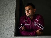 22 July 2024; Cillian McDaid poses for a portrait during a Galway GAA All-Ireland Senior Football Championship Final media event at Pearse Stadium in Galway. Photo by Piaras Ó Mídheach/Sportsfile