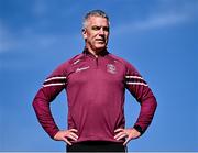22 July 2024; Manager Pádraic Joyce poses for a portrait during a Galway GAA All-Ireland Senior Football Championship Final media event at Pearse Stadium in Galway. Photo by Piaras Ó Mídheach/Sportsfile