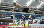 20 July 2024; Darragh Greene during a Team Ireland Paris 2024 Aquatics team training session at the National Aquatic Centre on the Sport Ireland Campus in Dublin. Photo by Seb Daly/Sportsfile