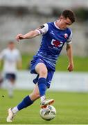 19 July 2024; Adam O'Halloran of Treaty United during the Sports Direct Men’s FAI Cup second round match between Treaty United and Kilbarrack United at Markets Field in Limerick. Photo by Michael P Ryan/Sportsfile