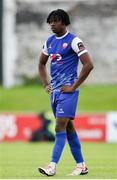 19 July 2024; Darren Nwankwo of Treaty United during the Sports Direct Men’s FAI Cup second round match between Treaty United and Kilbarrack United at Markets Field in Limerick. Photo by Michael P Ryan/Sportsfile