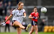 20 July 2024; Olivia Divilly of Galway during the TG4 All-Ireland Ladies Football Senior Championship semi-final match between Cork and Galway at Glenisk O’Connor Park in Tullamore, Offaly. Photo by Piaras Ó Mídheach/Sportsfile