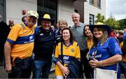 21 July 2024; Henry Shefflin with Clare supporters before the GAA Hurling All-Ireland Senior Championship Final between Clare and Cork at Croke Park in Dublin. Photo by Ray McManus/Sportsfile