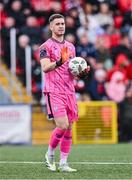 21 July 2024; Derry City goalkeeper Brian Maher during the Sports Direct Men’s FAI Cup second round match between Derry City and St Patrick’s Athletic at the Ryan McBride Brandywell Stadium in Derry. Photo by Ben McShane/Sportsfile