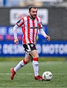 21 July 2024; Paul McMullan of Derry City during the Sports Direct Men’s FAI Cup second round match between Derry City and St Patrick’s Athletic at the Ryan McBride Brandywell Stadium in Derry. Photo by Ben McShane/Sportsfile