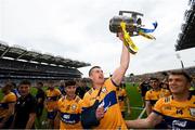 21 July 2024; Conor Cleary of Clare celebrates with the Liam MacCarthy cup after the GAA Hurling All-Ireland Senior Championship Final between Clare and Cork at Croke Park in Dublin. Photo by Stephen McCarthy/Sportsfile