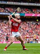 21 July 2024; Patrick Horgan of Cork takes a free during the GAA Hurling All-Ireland Senior Championship Final between Clare and Cork at Croke Park in Dublin. Photo by Piaras Ó Mídheach/Sportsfile