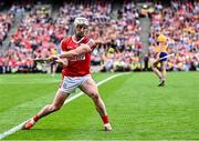 21 July 2024; Patrick Horgan of Cork takes a free during the GAA Hurling All-Ireland Senior Championship Final between Clare and Cork at Croke Park in Dublin. Photo by Piaras Ó Mídheach/Sportsfile