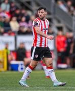 21 July 2024; Patrick Hoban of Derry City during the Sports Direct Men’s FAI Cup second round match between Derry City and St Patrick’s Athletic at the Ryan McBride Brandywell Stadium in Derry. Photo by Ben McShane/Sportsfile