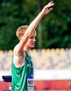 21 July 2024; Bobby More of Ireland before the men's 800m final during day four of the European U18 Athletics Championships at the National Athletics Stadium in Banská Bystrica, Slovakia. Photo by Coen Schilderman/Sportsfile