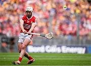 21 July 2024; Patrick Horgan of Cork takes a free during the GAA Hurling All-Ireland Senior Championship Final match between Clare and Cork at Croke Park in Dublin. Photo by Seb Daly/Sportsfile