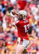 21 July 2024; Patrick Horgan of Cork takes a free during the GAA Hurling All-Ireland Senior Championship Final match between Clare and Cork at Croke Park in Dublin. Photo by Seb Daly/Sportsfile