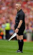 21 July 2024; Linesman Liam Gordon during the GAA Hurling All-Ireland Senior Championship Final between Clare and Cork at Croke Park in Dublin. Photo by Stephen McCarthy/Sportsfile