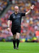 21 July 2024; Referee Johnny Murphy during the GAA Hurling All-Ireland Senior Championship Final between Clare and Cork at Croke Park in Dublin. Photo by Ray McManus/Sportsfile
