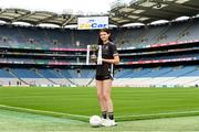 23 July 2024; In attendance at a Croke Park photocall ahead of the 2024 ZuCar All-Ireland U18 Ladies Football Finals is Sligo captain Ciara Walsh during the ZuCar All-Ireland U18 Ladies Football Championship Finals Captains Day at Croke Park in Dublin. Photo by Matt Browne/Sportsfile