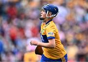 21 July 2024; Mikey Loughnane, Castleiney NS, Templemore, Tipperary, representing Clare during the GAA INTO Cumann na mBunscol Respect Exhibition Go Games at the GAA Hurling All-Ireland Senior Championship final between Clare and Cork at Croke Park in Dublin. Photo by Piaras Ó Mídheach/Sportsfile