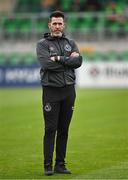 23 July 2024; Shamrock Rovers manager Stephen Bradley before the UEFA Champions League second qualifying round first leg match between Shamrock Rovers and Sparta Prague at Tallaght Stadium in Dublin. Photo by Harry Murphy/Sportsfile